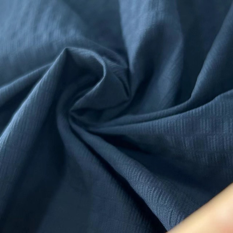 40D+20D*70D+40D+70D 100GSM Tessuto di spandex di nylon riciclato 70D a griglia schiumosa