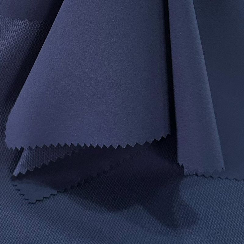 Tessuto a quadrilatero a griglia di diamanti 50D+20D*50D+20D/100D 140GSM 94% poliestere 6% spandex