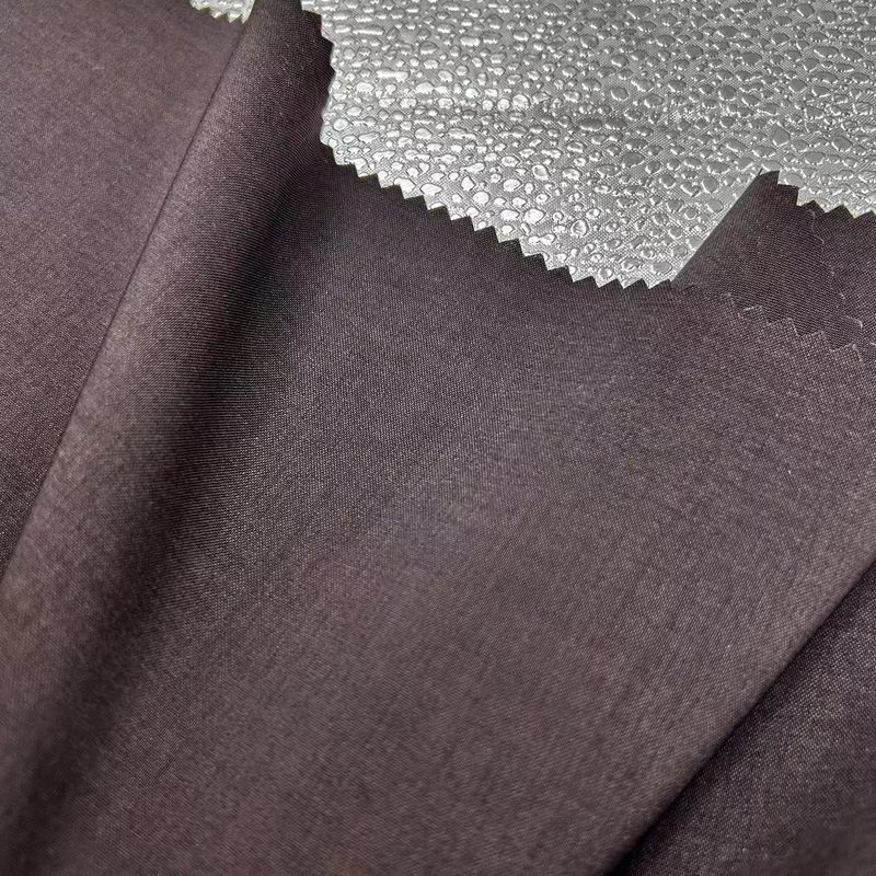 Tessuto di poliestere a maglia di curvatura riciclata tessuto di elastano 170D*170D+40D Per abbigliamento