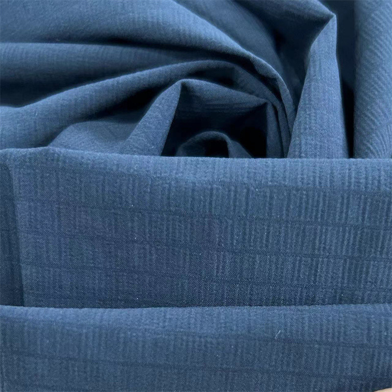 40D+20D*70D+40D+70D 100GSM Tessuto di spandex di nylon riciclato 70D a griglia schiumosa