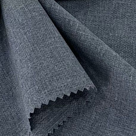 Tessuto di poliestere cationico riciclato 150GSM DTY Warp Knit Diamond Grid All Way Stretch Fabric