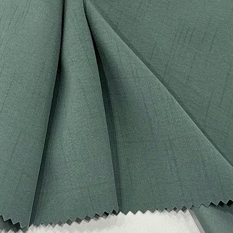 98% di poliestere 2% di spandex tessuto di poliestere cationico 137GSM Tintura di bambù