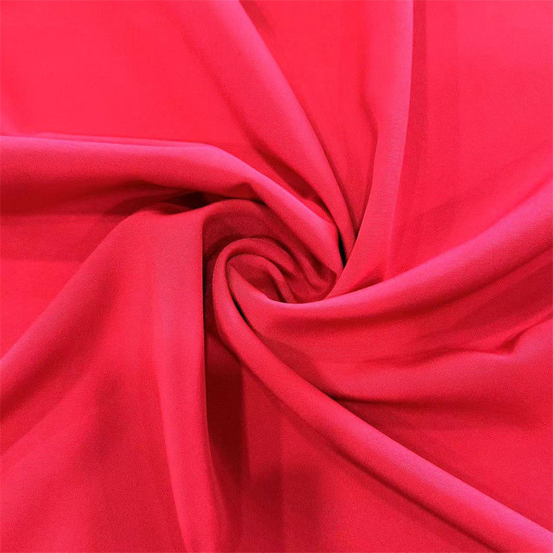 130GSM Soft Feel Tessuto PET riciclato 100D 20D 4 way Stretch Plain Polyester Spandex