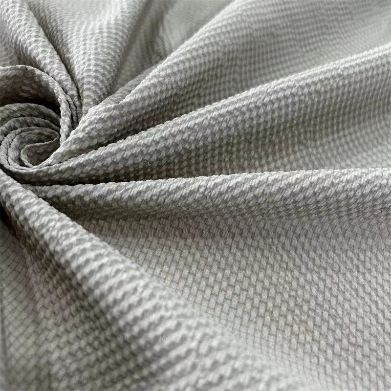 Abbigliamento tessuto in PET riciclato tessuto in poliestere impermeabile tessuto a bolla 75D+50D T400*75D+50D T400