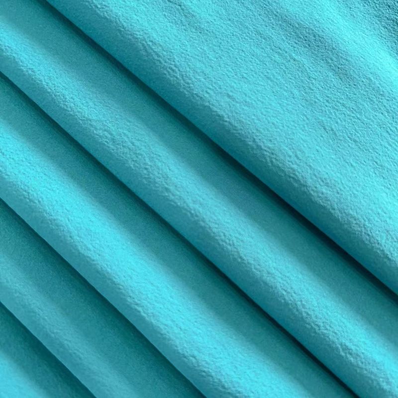 Tessuto di spandex di nylon leggermente arrugginito riciclato a 4 vie 40D+20D*40D+20D 90GSM