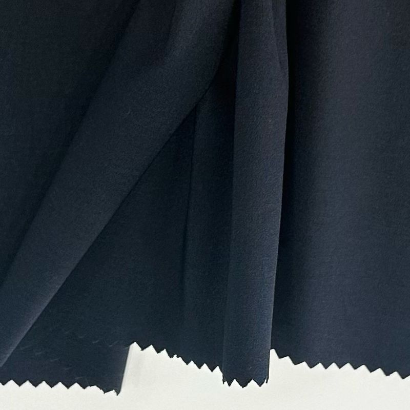 150D tessuto riciclato sostenibile a doppio nucleo semi-brillante tessuto poliestere warp stretch 186GSM