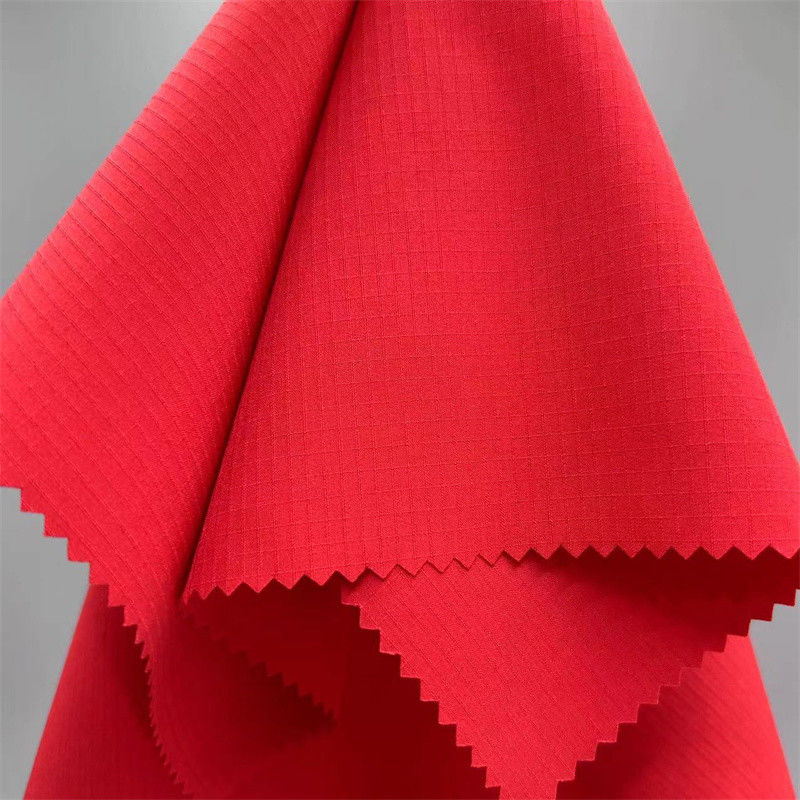 75D tessuto a griglia a doppia linea 75D+40D*75D+40D/2 92% poliestere 8% spandex 133GSM 57