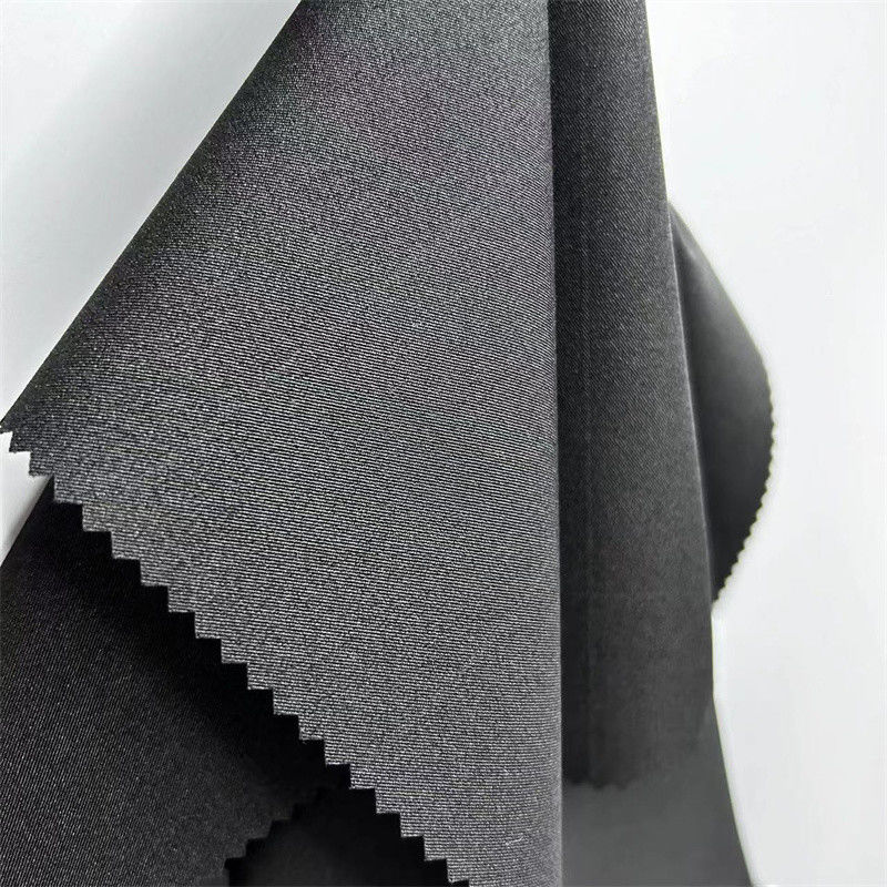Tessuti di poliestere torto riciclato 150D/48F+40D+150D/96F+40D*2 92% di poliestere 8% di spandex