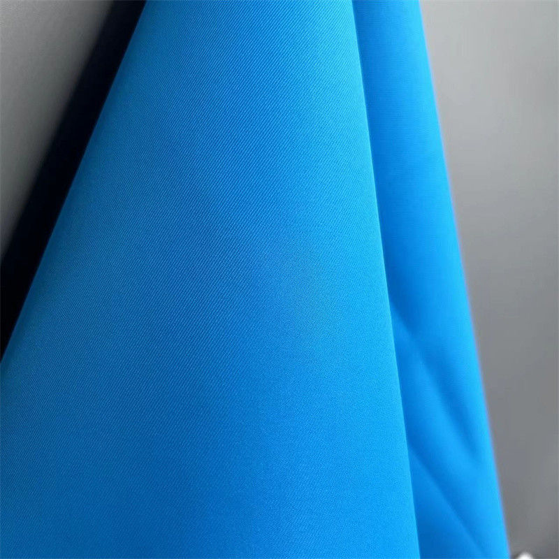 2/2 Tissu di twill riciclato laminato con pellicola TPU 100% policiclo riciclato per la fabbricazione di trench coats giacche