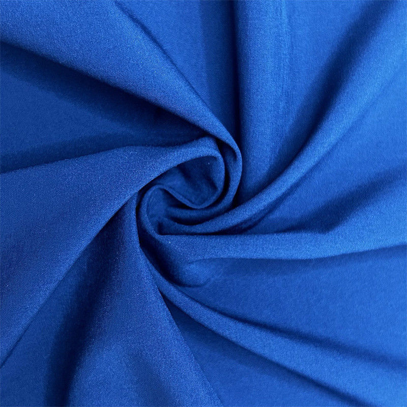 Tessuto semplice riciclato tessuto quadrilaterale 75D+40D*150D+40D 94% poliestere riciclato 6% spandex 166GSM