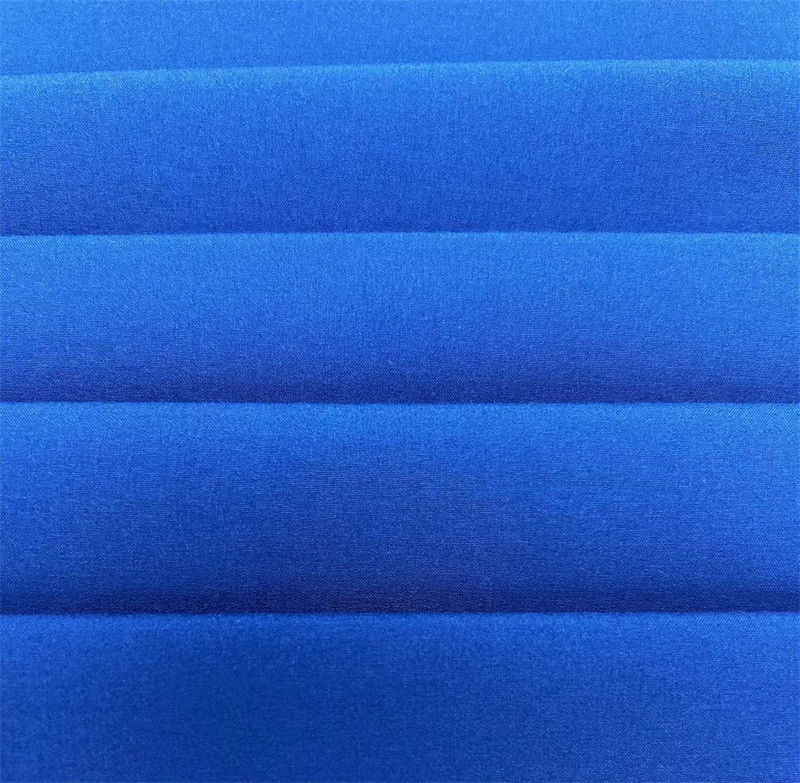 Tessuto semplice riciclato tessuto quadrilaterale 75D+40D*150D+40D 94% poliestere riciclato 6% spandex 166GSM