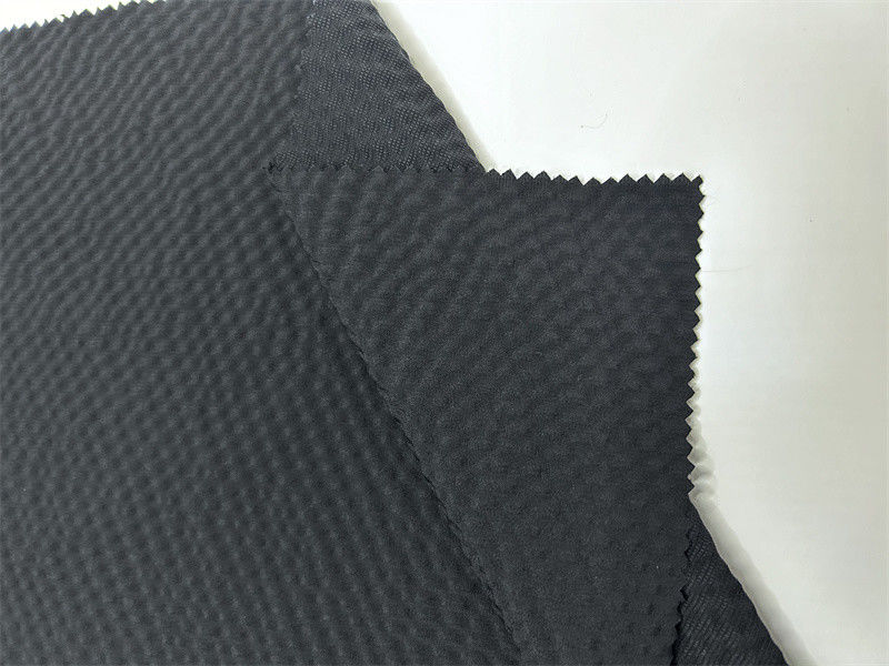 Poliester T400 Striscia verticale Pearl Dot 75D Cation+75DT400*75D Striscia verticale Effetto bolle convesse