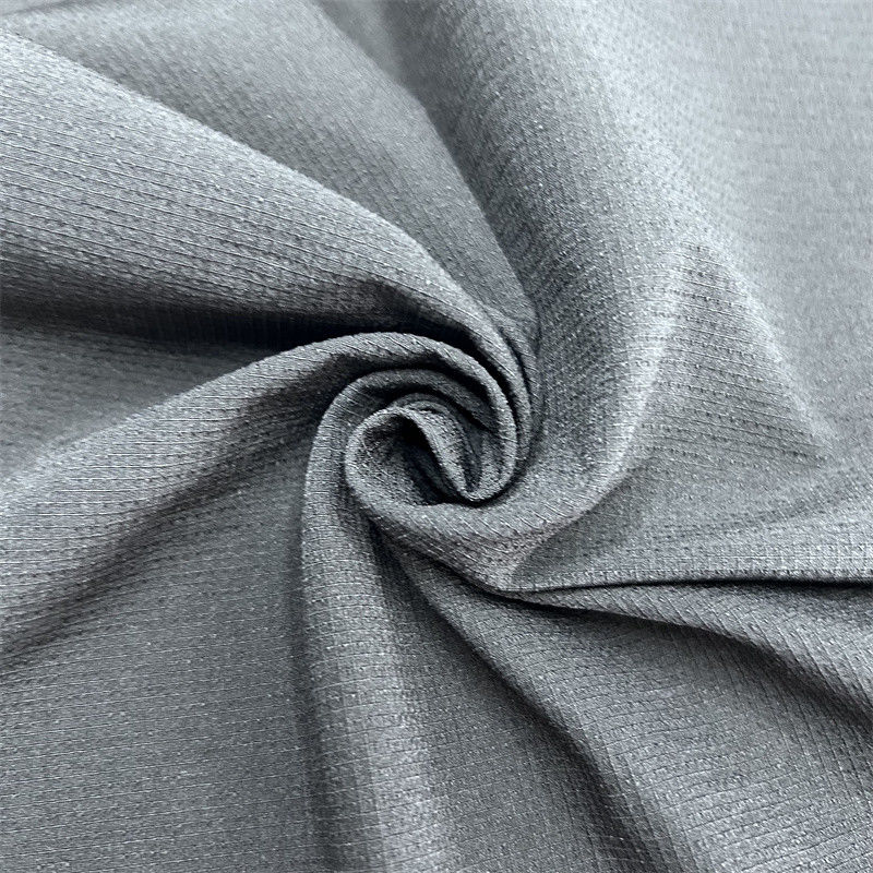 Tessuto da alpinismo a quadri di nylon semigloss Tessile elastico per abbigliamento da esterno
