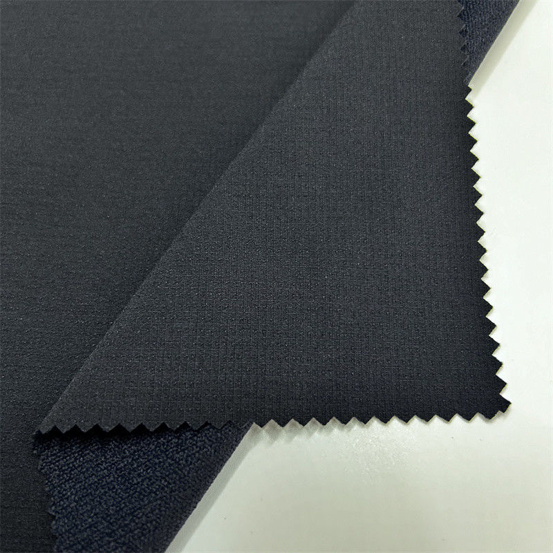 Tessuto da alpinismo a quadri di nylon semigloss Tessile elastico per abbigliamento da esterno