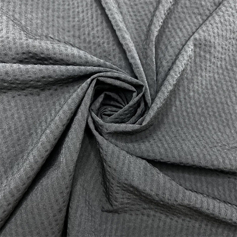 70D Nylon Quattro lati Elastico Bollino Verticale Striscia Spandex 70D+70D+40D*70D+40D Superficie Ha Bollino-come Bumpy Tessura