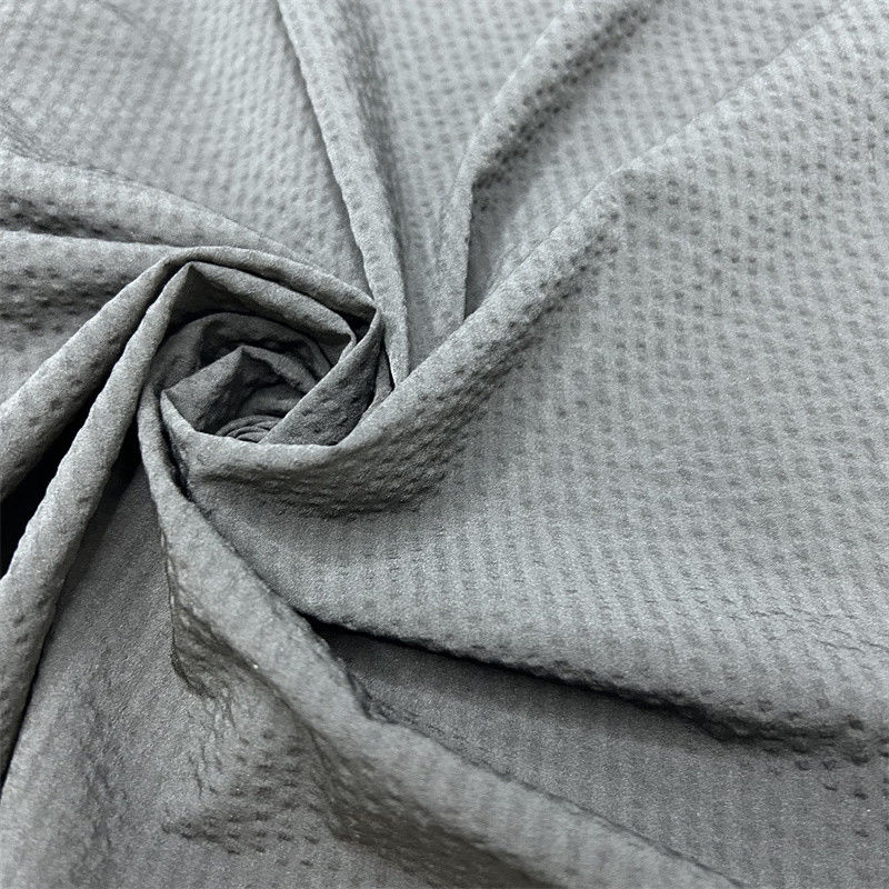 70D Nylon Quattro lati Elastico Bollino Verticale Striscia Spandex 70D+70D+40D*70D+40D Superficie Ha Bollino-come Bumpy Tessura